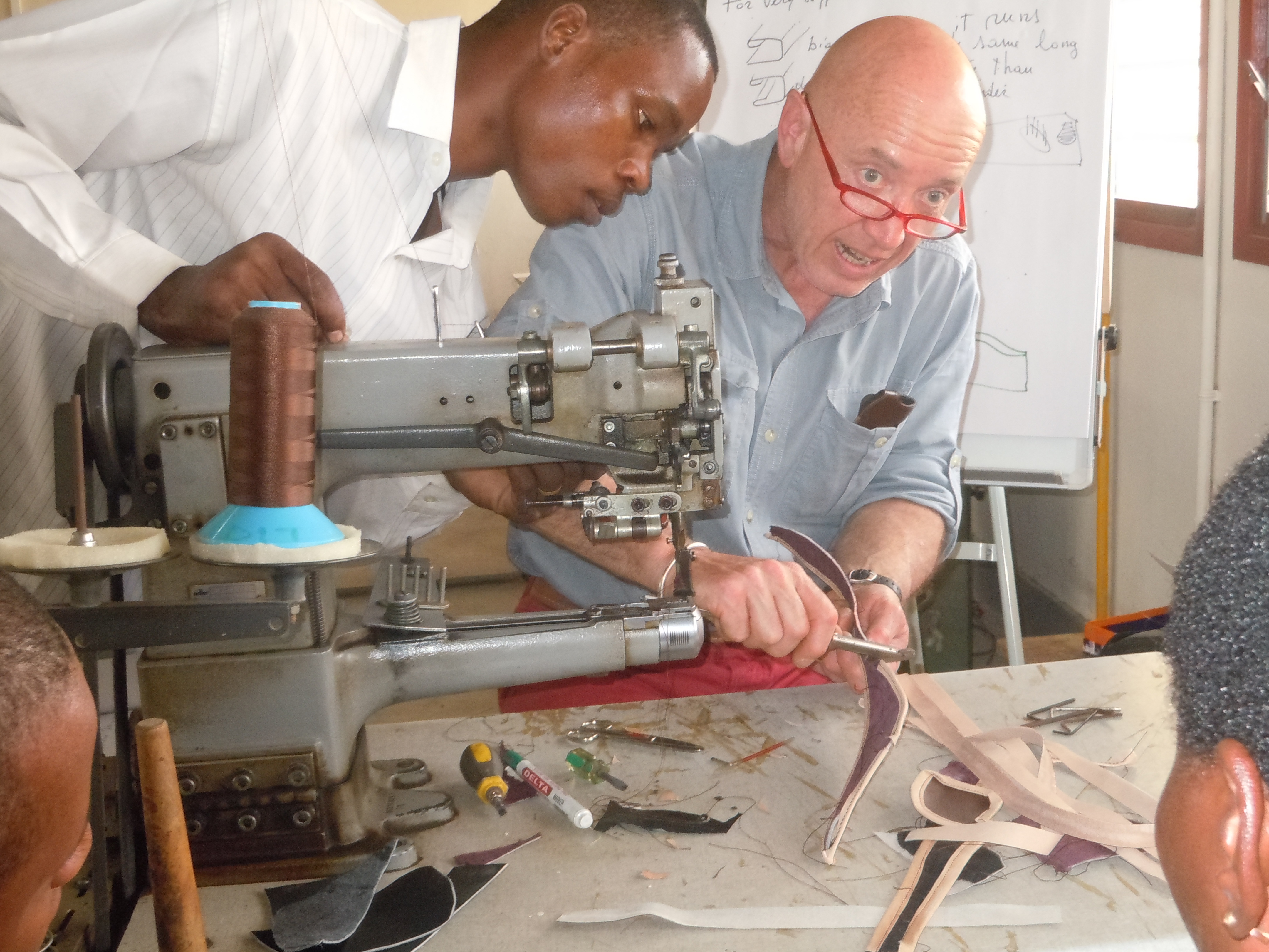 Dar es Salaam Institute of Technology, Mwanza Campus, Tanzania, UNIDO training activities Practical training - leather goods