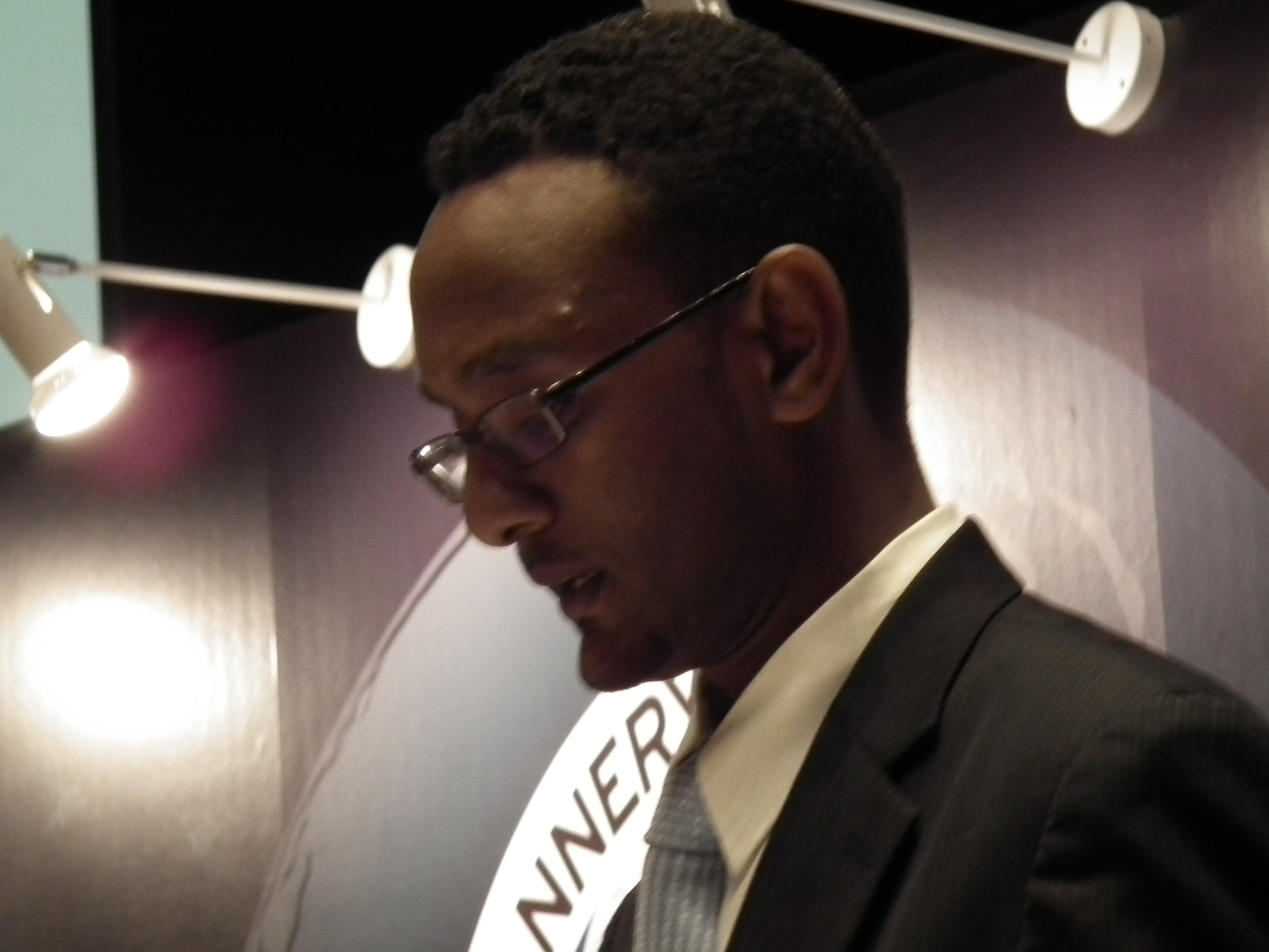 Mr. B. Bedada (Dire Tannery) Africa winner (Credit: R. Daniels/World Leather)