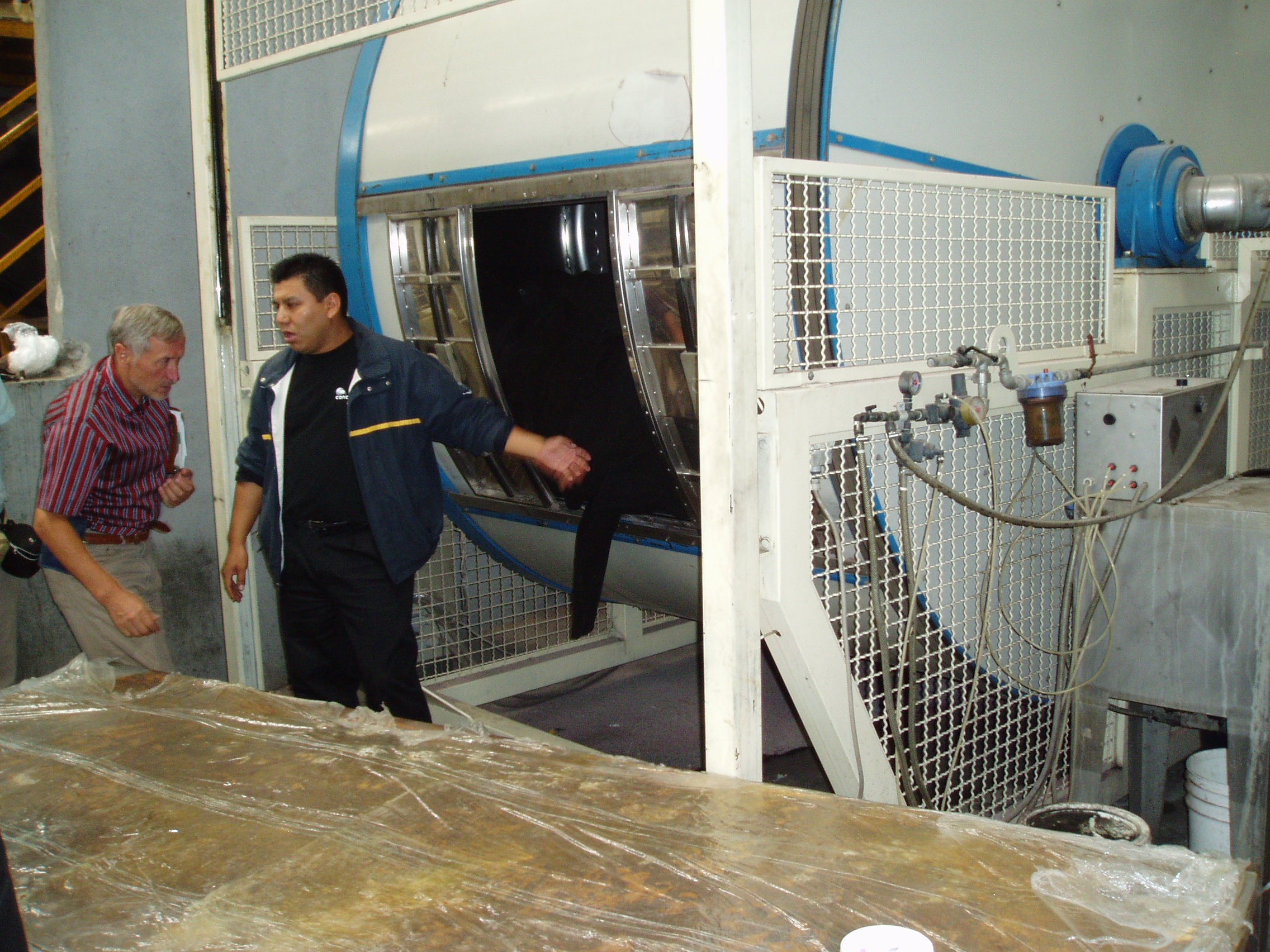 Leather Panel factory visit 15th UNIDO Leather and Leather products Industry Panel Leon Mexico 2005