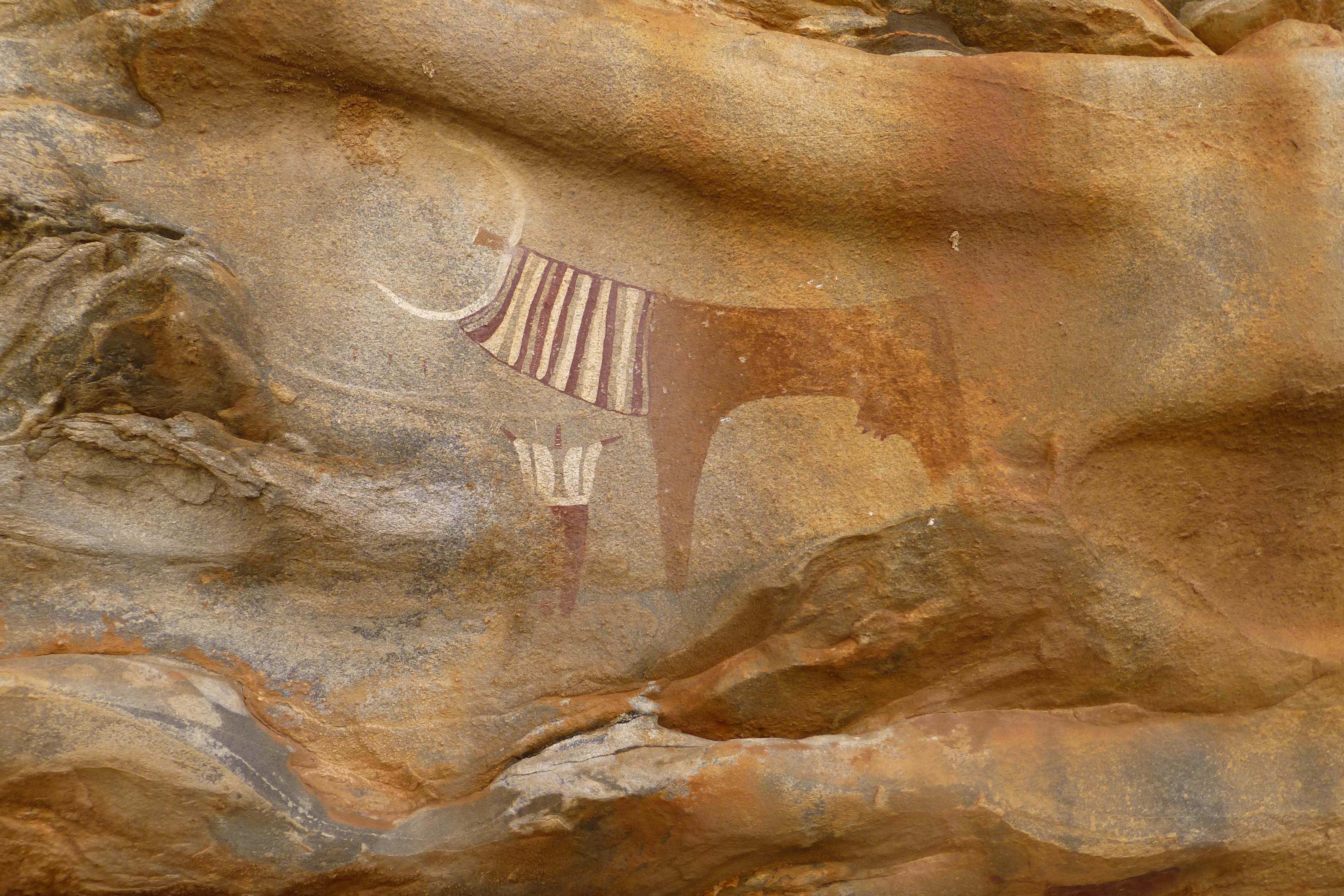 the Laas Geel Neolithic cave paintings