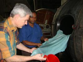 UNIDO improved chrome tanning, tanning drum modification Re-Tie Bangladesh