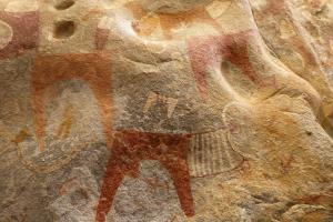the Laas Geel Neolithic cave paintings